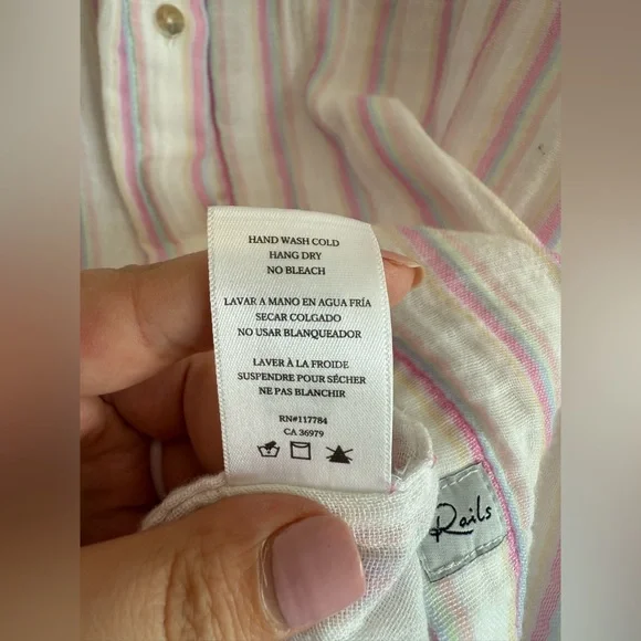 Rails Ellis Gem Stripe Button Up - Picture 8 of 11